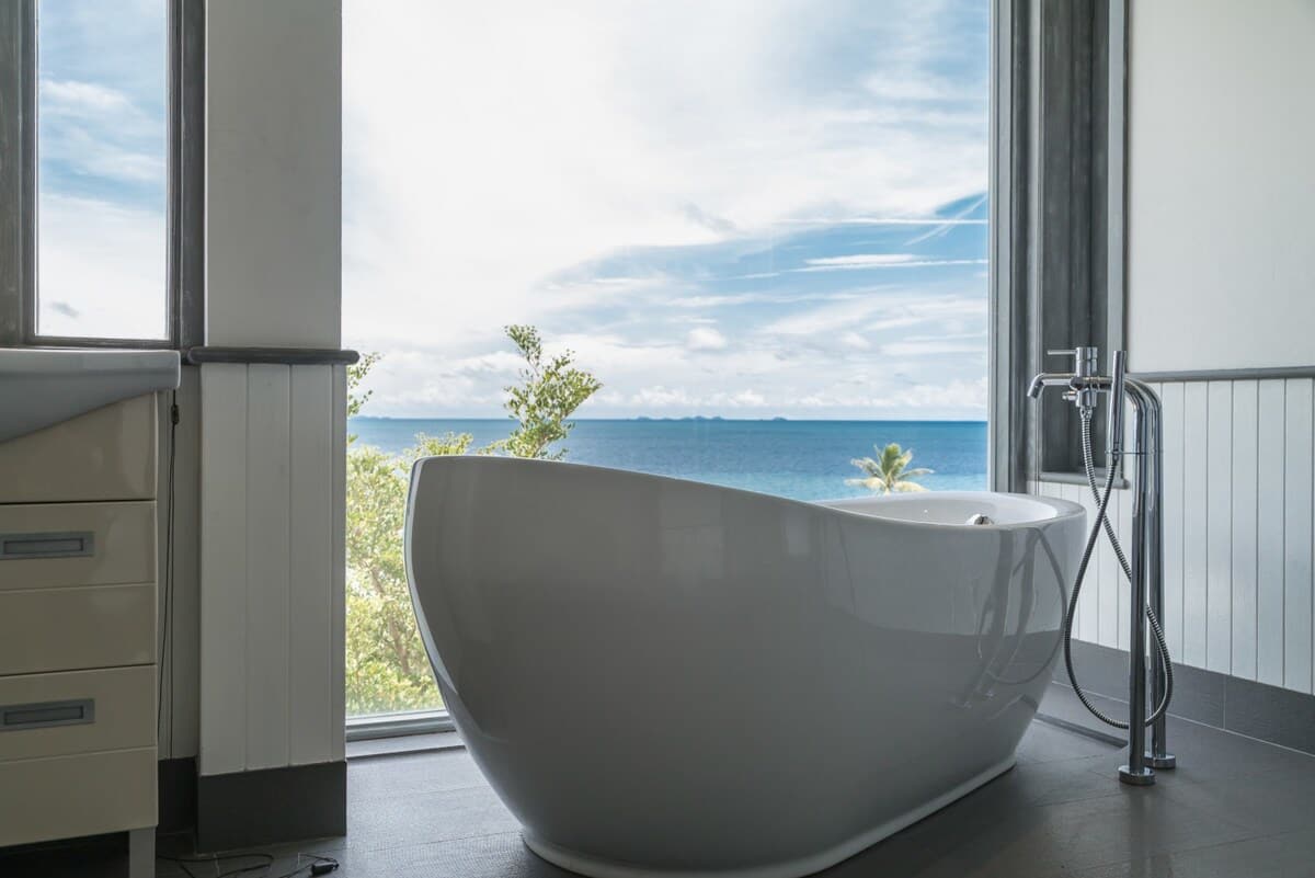 Luxury Villa Firesky beachfront and sunset