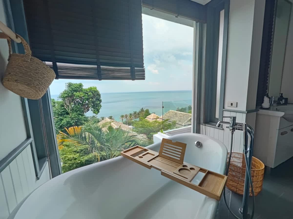 Luxury Villa Firesky beachfront and sunset
