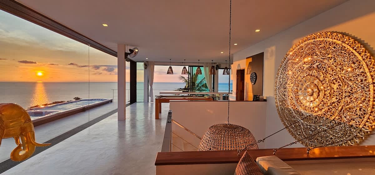 Luxurious Villa Valentin, sea view and sunset