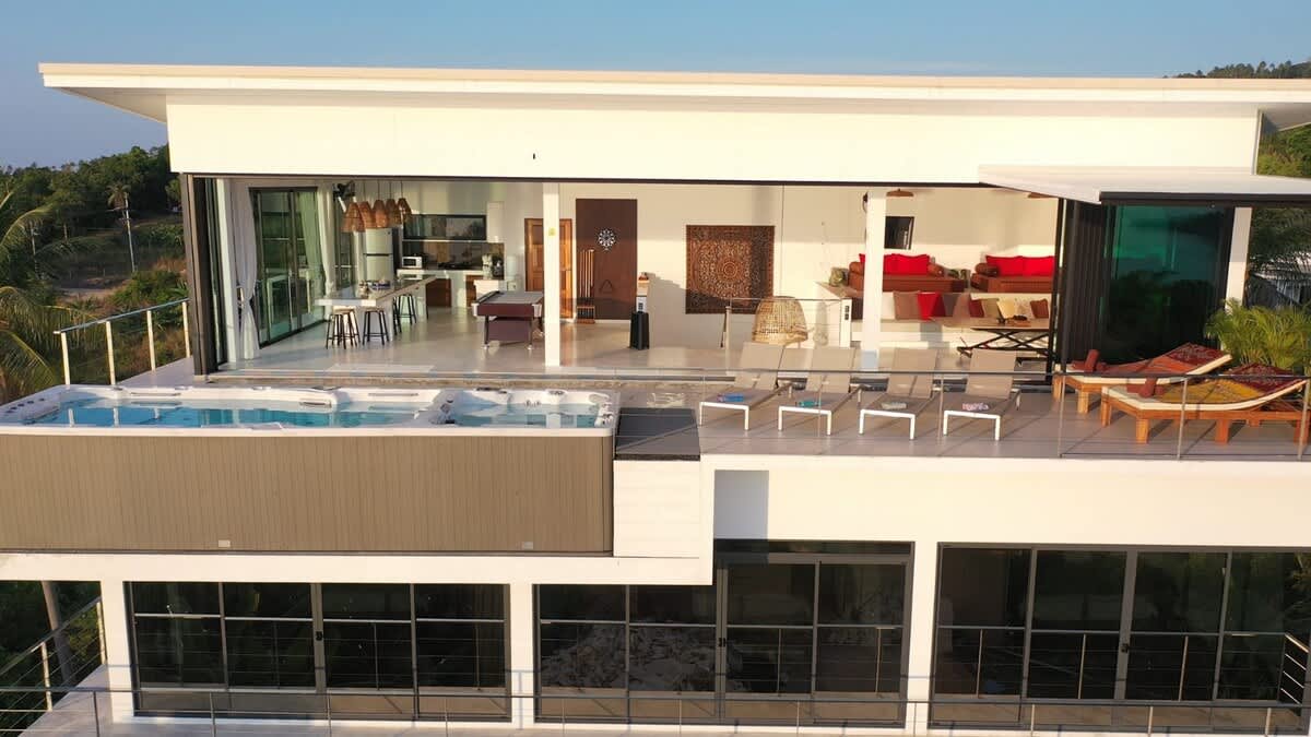 Luxurious Villa Valentin, sea view and sunset