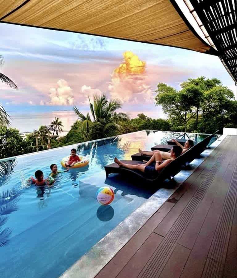 Villa Panorama 4 bedrooms and pool-Sunset sea view