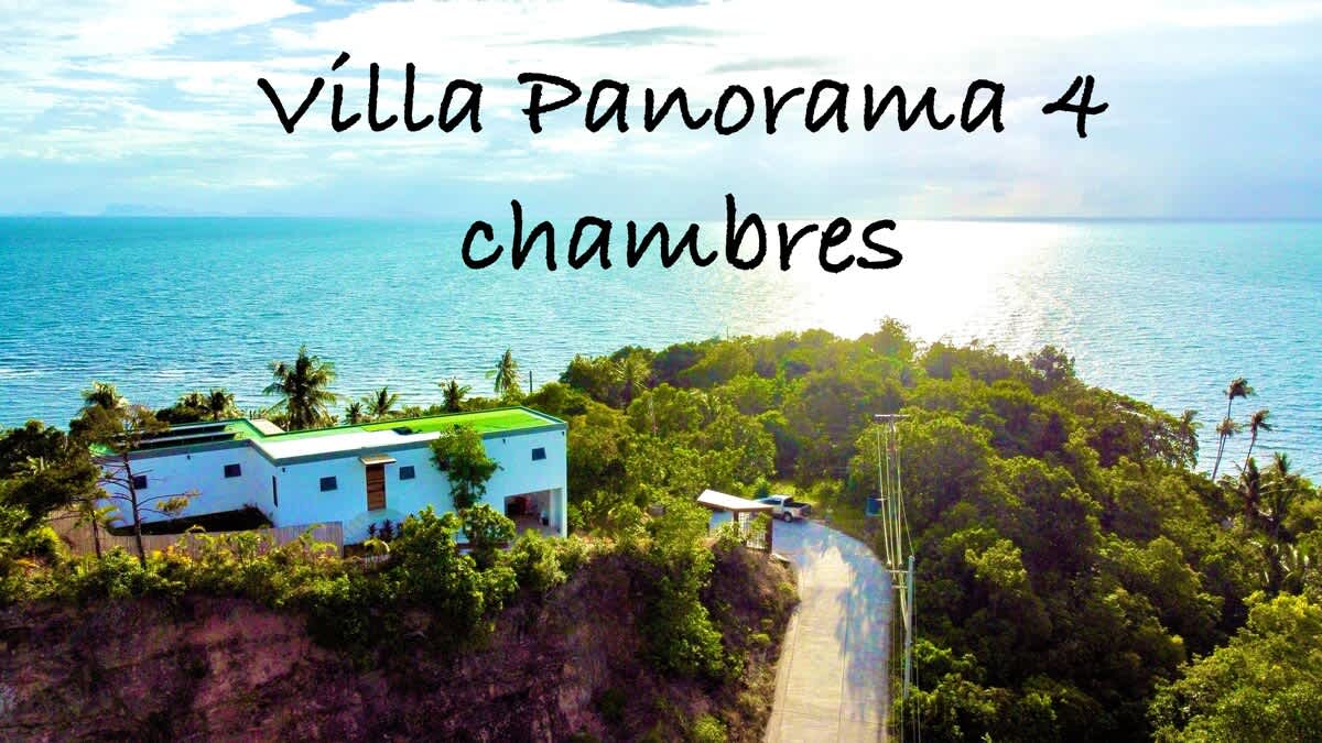 Villa Panorama 4 bedrooms and pool-Sunset sea view