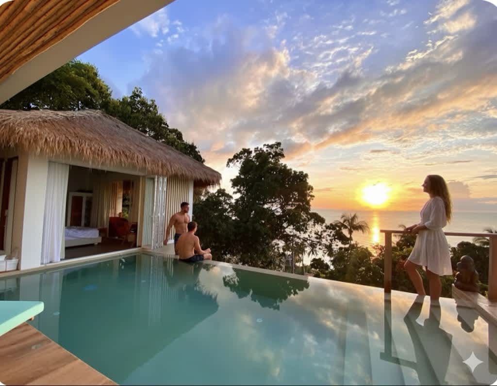 Villa Panorama 3 bedrooms & pool Sunset sea view