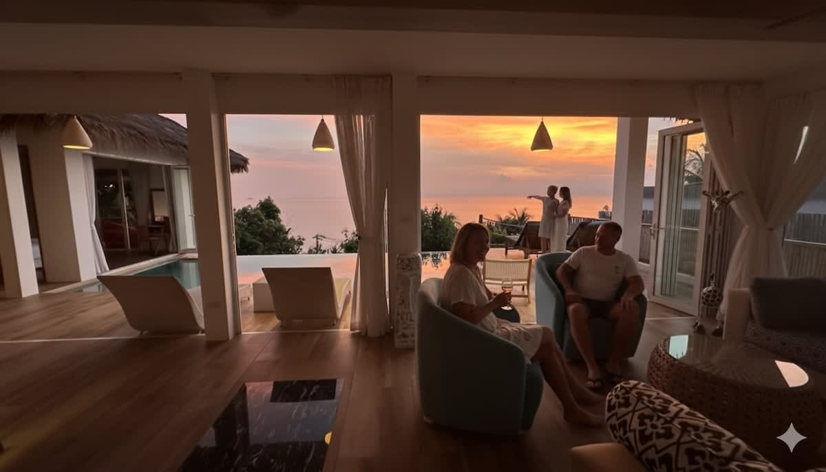 Villa Panorama 3 bedrooms & pool Sunset sea view