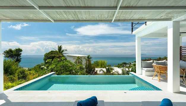 Villa Tahiana,  private pool and sea view, 100 m to the beach