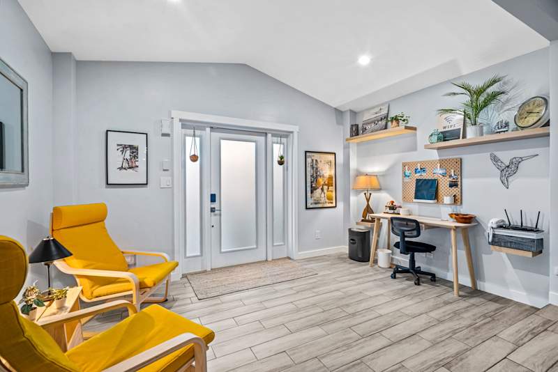 EV Retreat: With bright and airy interiors, you'll immediately feel welcome and relaxed in this space