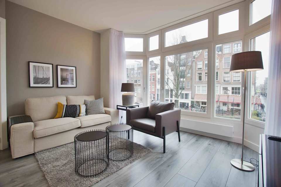 Amsterdam Serviced Apartment - Living Roo 