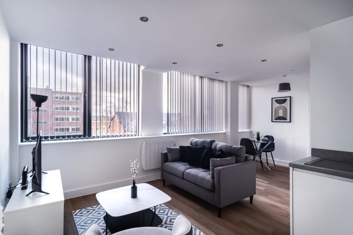 Bright 1BR Stay Zeni in Alexandra Rise Manchester photo 1