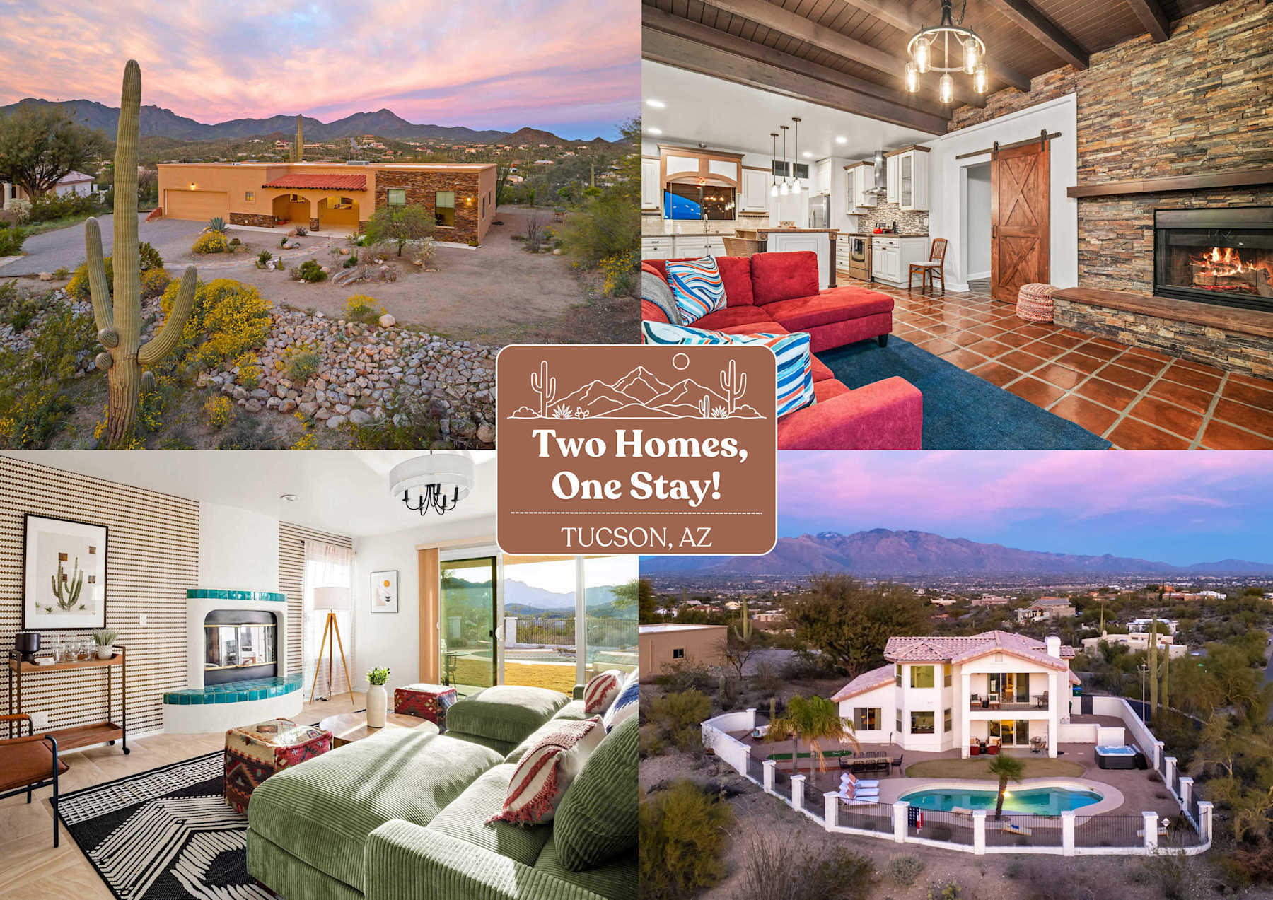 2 Homes • 7BR Sleeps 18 • Pool • Amazing Mtn Views photo 1