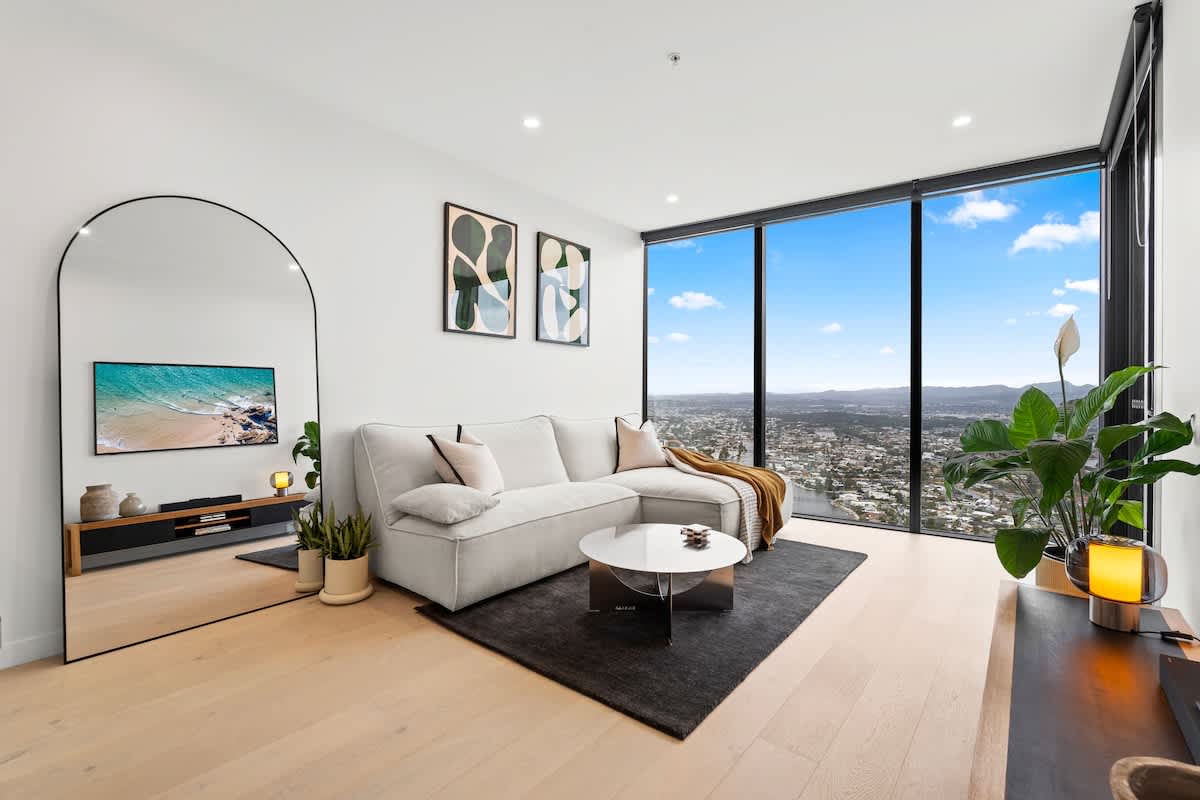 The Star Level 55 Residence 25510 Living Room and Ocean View