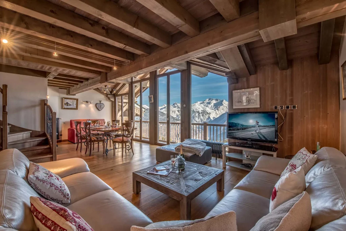 Intérieur du Penthouse Zenith, penthouse de luxe 4 chambres à Courchevel 1850