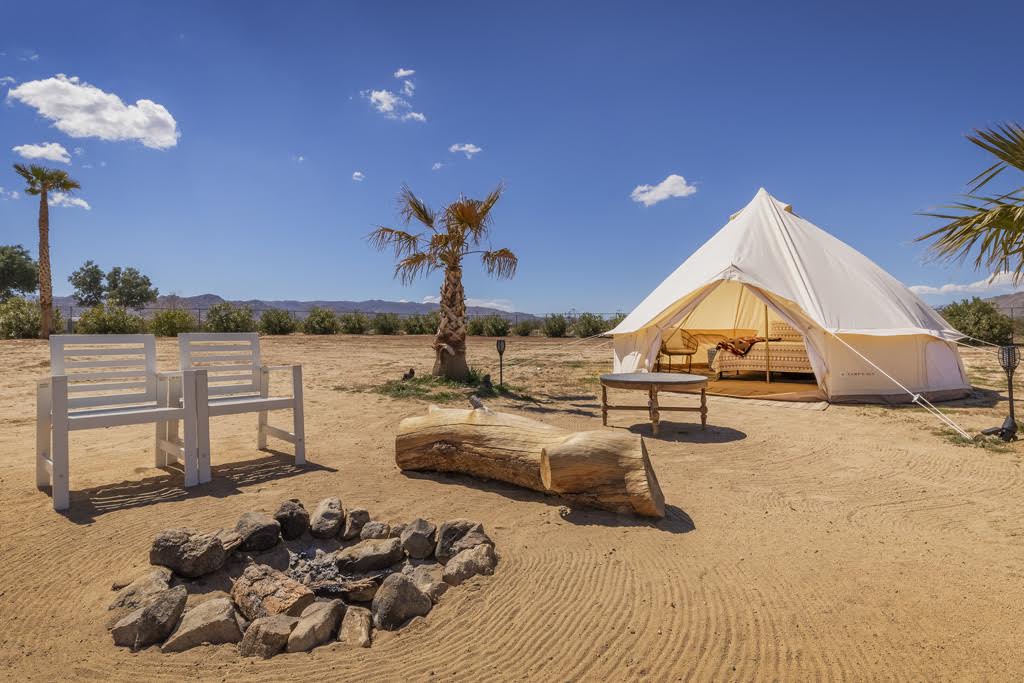 Yurt Tent #1 with Cowboy Pool — Joshua Tree, CA — vacation rental
