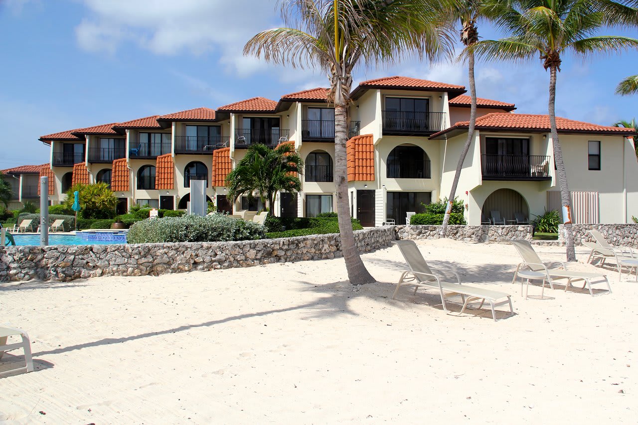 Beach in front of condo