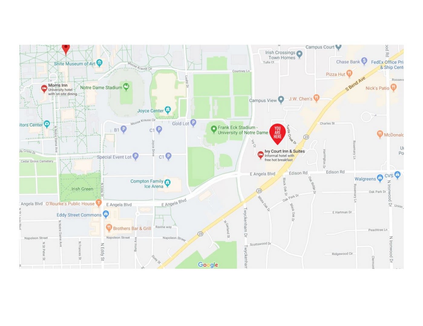 2 Br 2 b Condo at Unv of Notre Dame, Short and long term stays welcome! ND Football (A5) 4