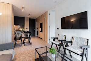 Chic Las Condes Flat 3 Guests in Las Condes