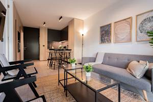 Stylish 1BR Araucano Park Comfort for 3 Guests