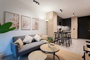 Modern 2BR Prime Las Condes Escape for 4 Guests