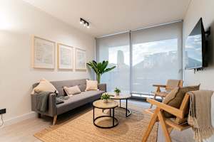 Las Condes Oasis Spacious 1BR Pool and Gym