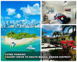 Upper East Side Studio + Free Parking + 300Mbps WiFi — Miami stay