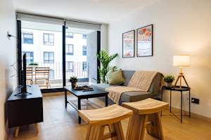 Chic 1BR Oasis for 3 in Lively Las Condes