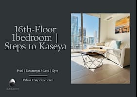 Contemporary Comfort | Rooftop Views & Full Kitchen — Miami stay