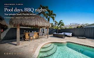 4BR Villa | Heated Pool & BBQ, 10 Min to Hard Rock — Hollywood stay