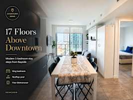 17th-floor skyline retreat in Downtown Miami: rooftop pool, coworking lounge and self check-in — Miami stay