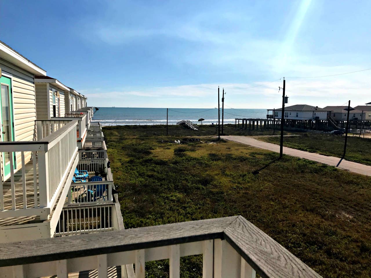 Direct water views and surf sounds from the deck!