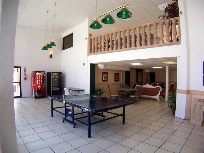 Indoor Resort Games Area with Table Tennis
