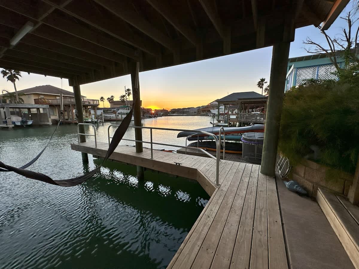 Refreshing Deck Area and Water views
