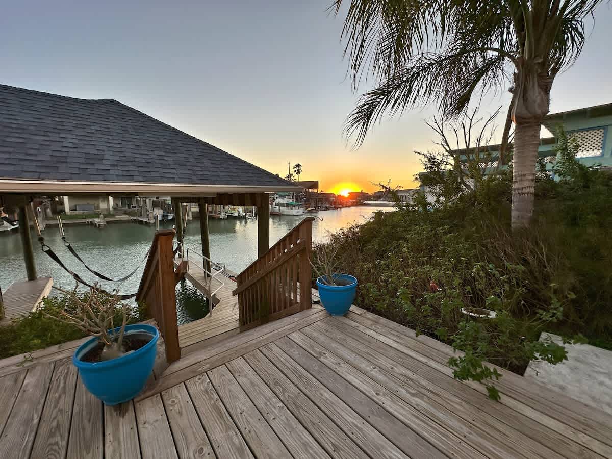 Refreshing Deck Area 