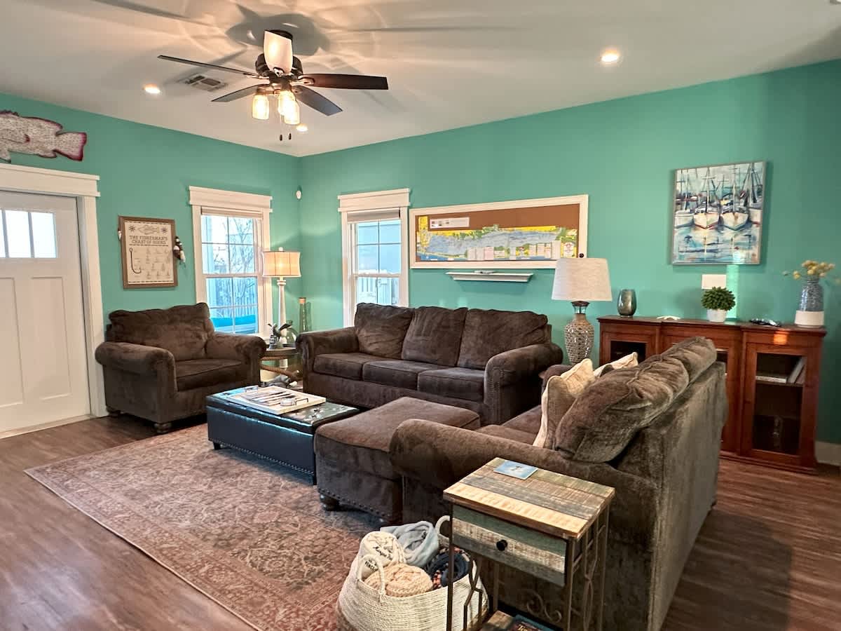 Canal Front Retreat w Boat Dock Coastal Views 7