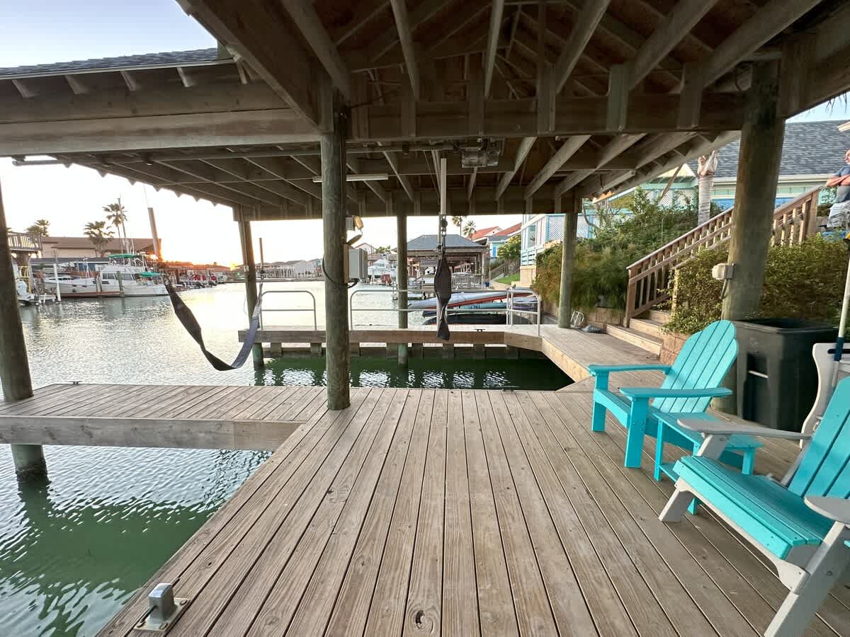 Refreshing Deck Area 