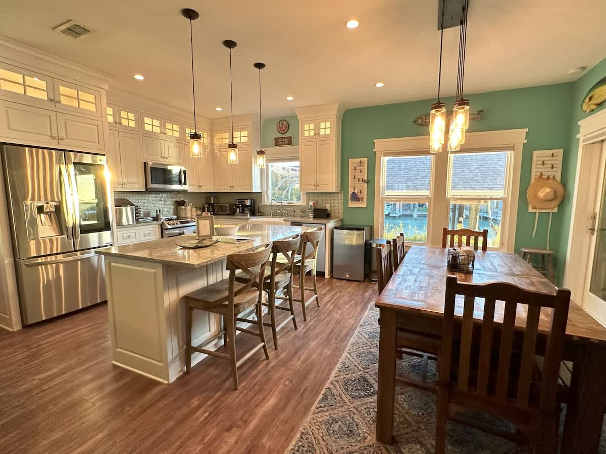 Canal Front Retreat w Boat Dock Coastal Views