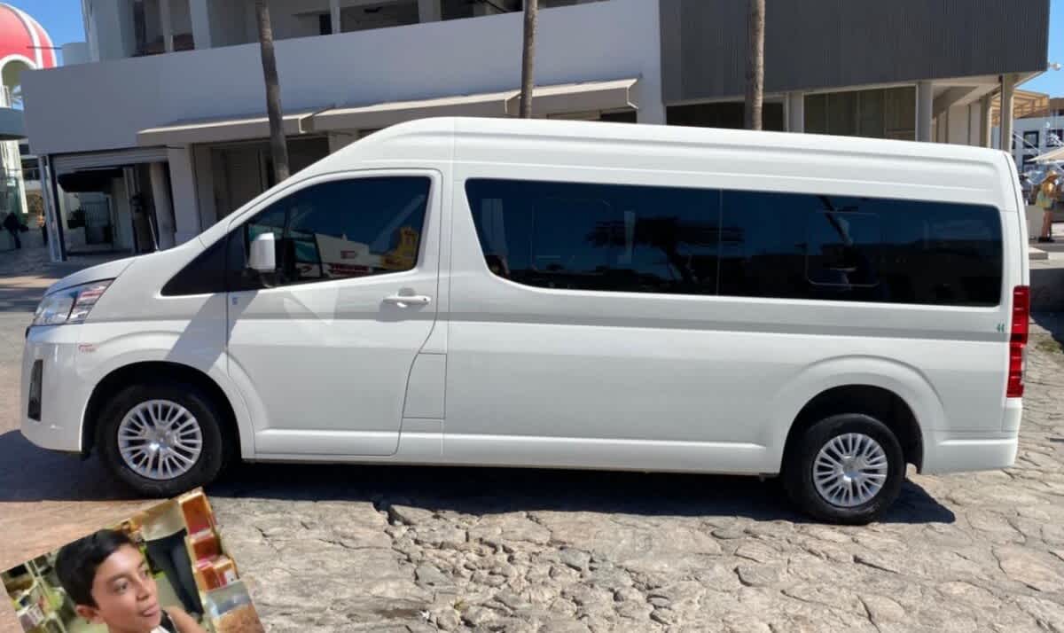 Private transportation with personal driver for up to 10 ppl contact Ivan for pricing +52 624 110 9877