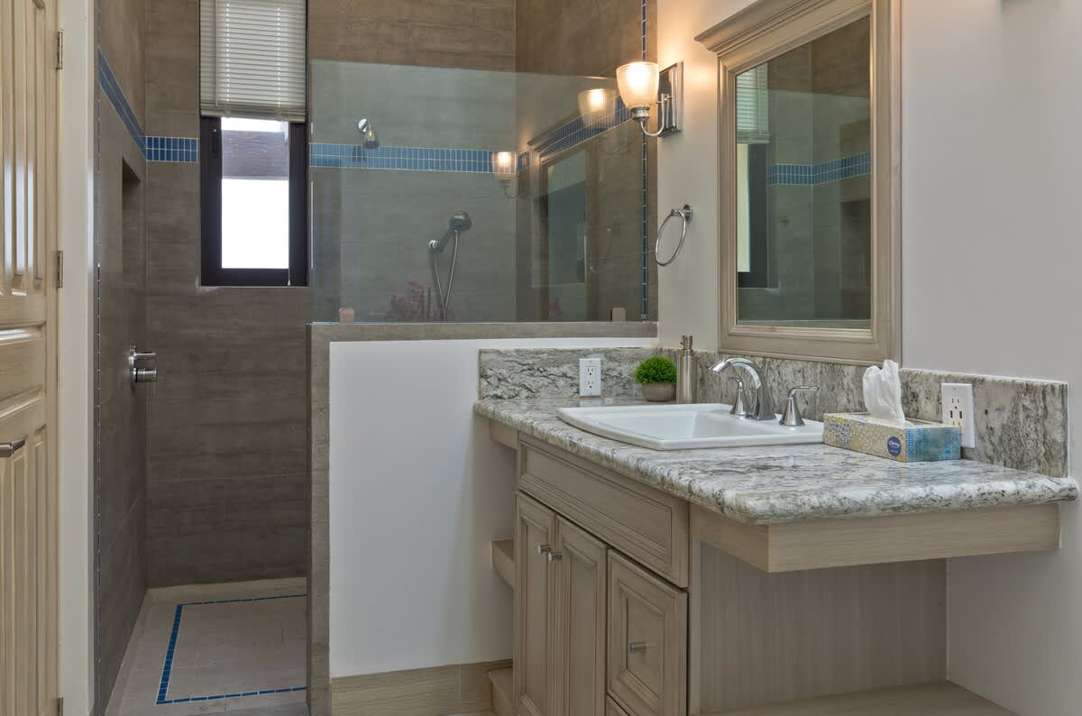 Upper Suite - Bedroom 2 Ensuite Bathroom with Shower