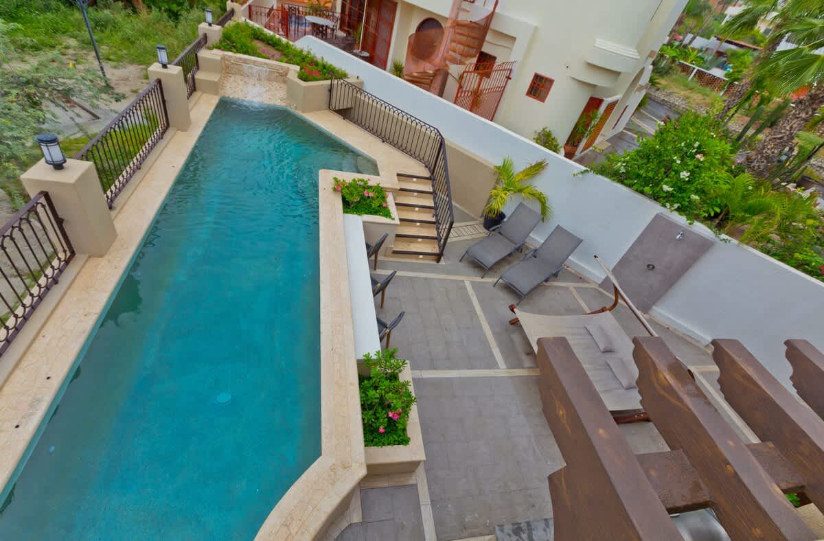 Outdoor Heated Pool and Shower