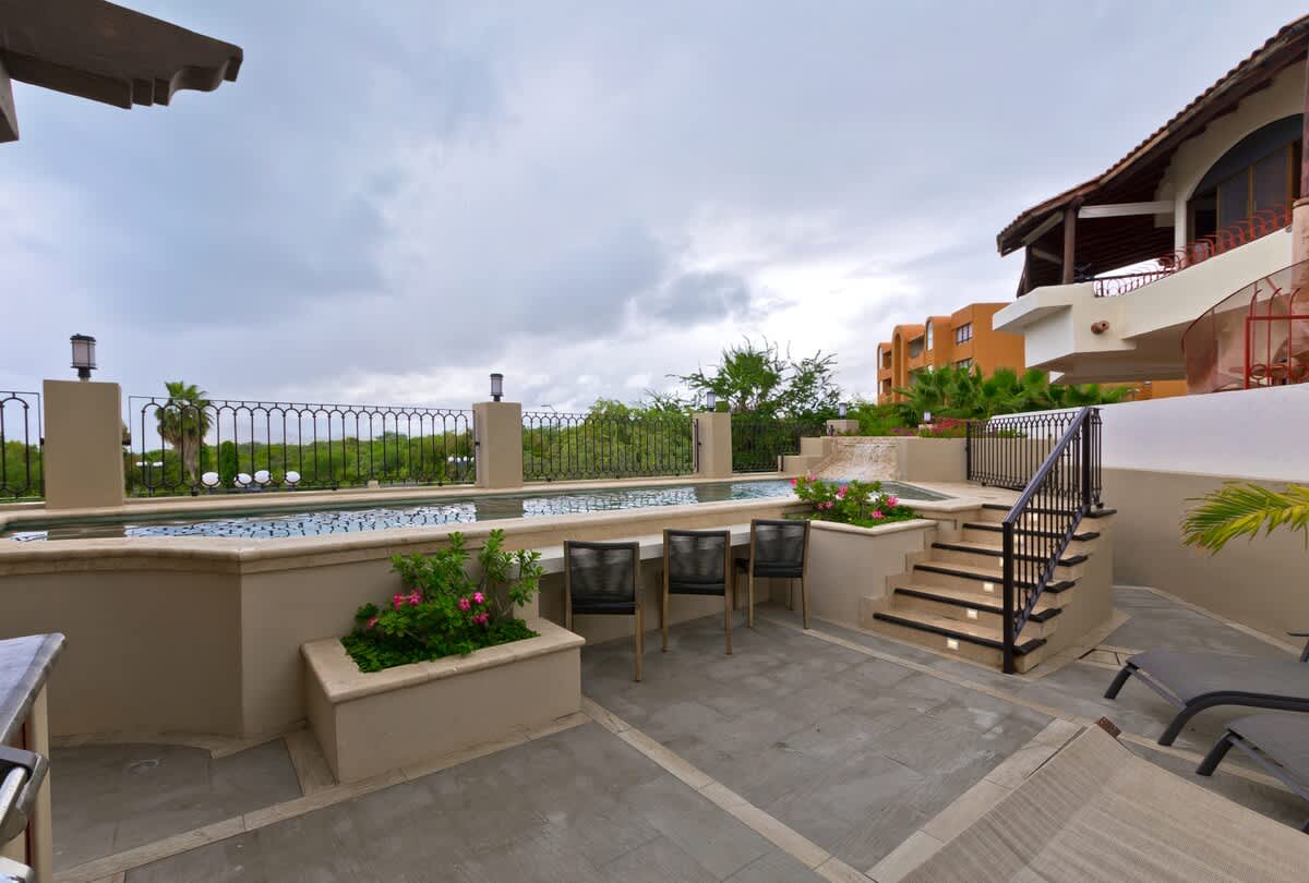 Outdoor Pool And Bar Area