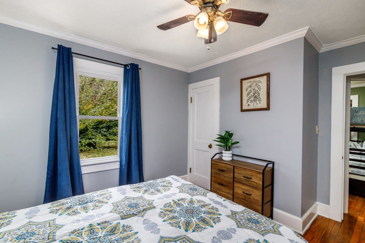 Bedroom 1 - Plenty of storage and beautiful views.