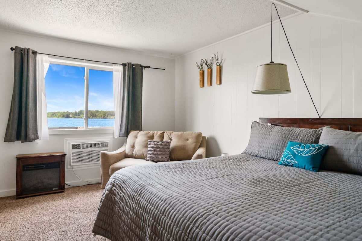 Fife Lake loft style room with lake views- Kitchenette only — Fife Lake, MI — vacation rental