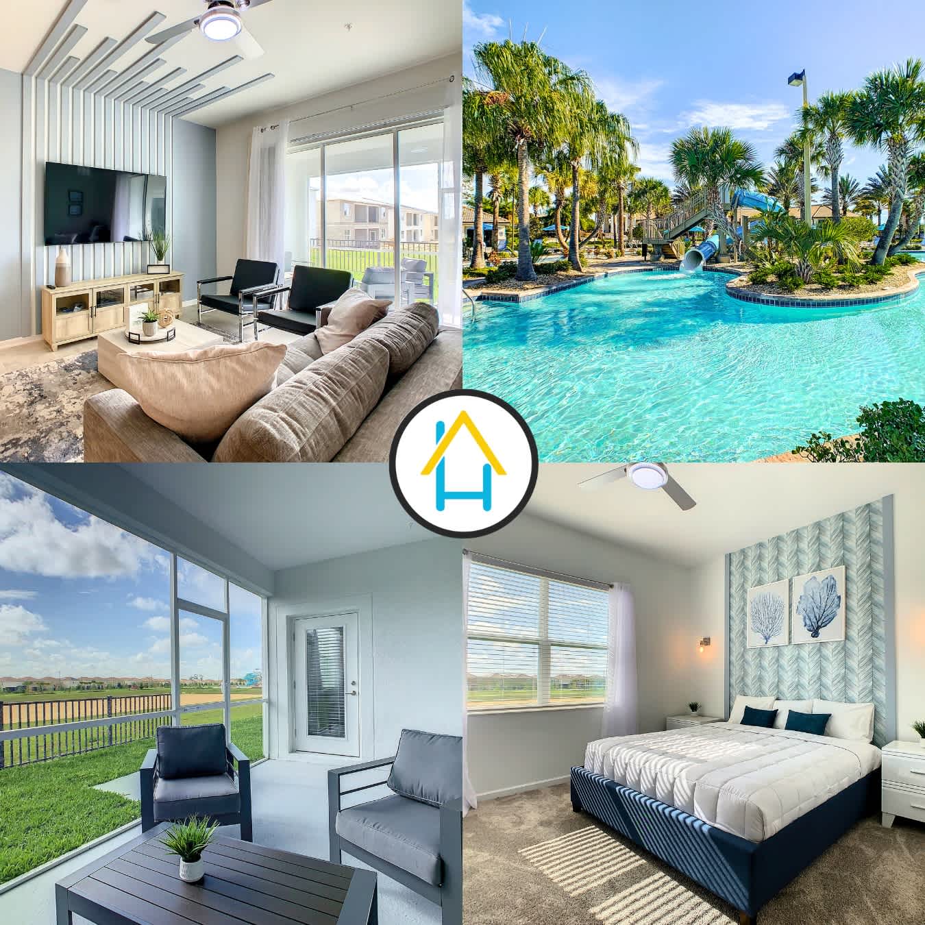 Reunion Resort Condo: Waterpark, Clubhouses and fun! — Four Corners, FL — vacation rental