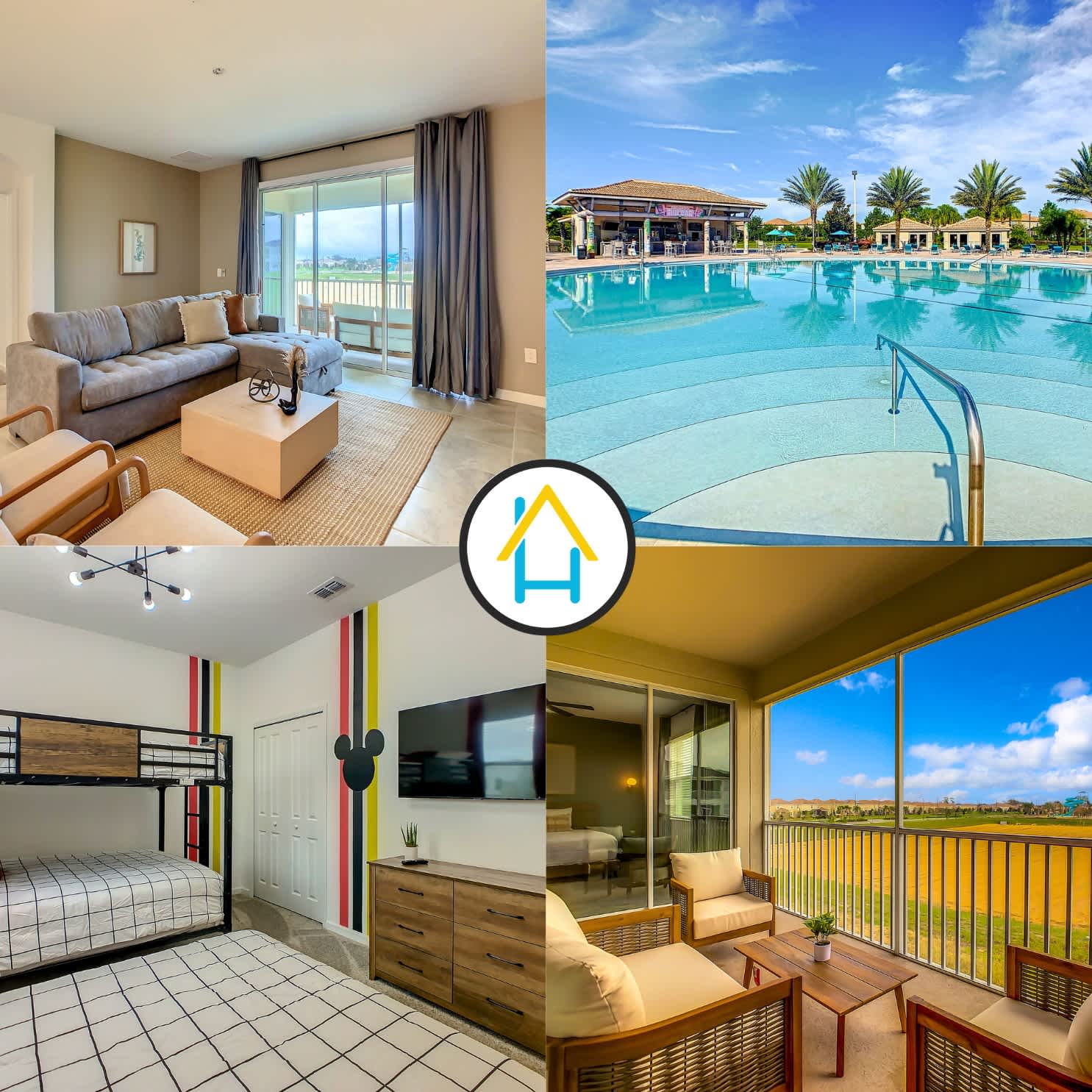 Cozy Escape/ Themed Room & Waterpark Access — Four Corners, FL — vacation rental