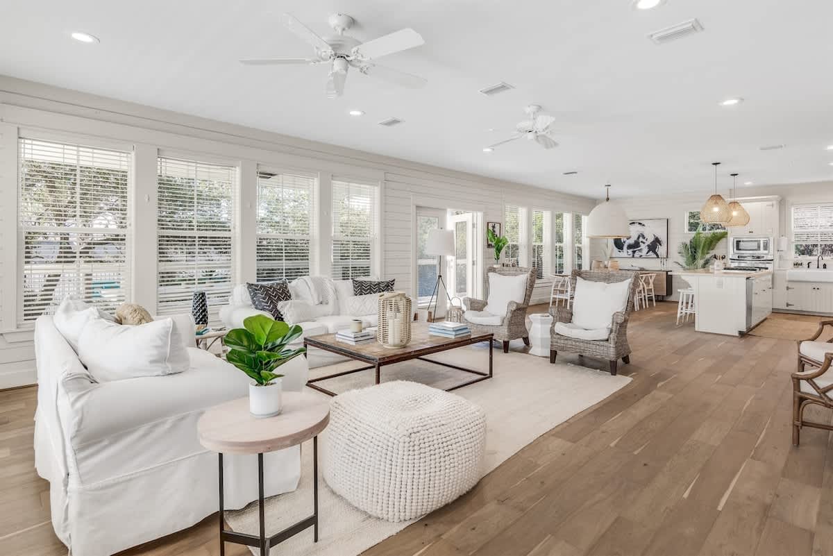 Open concept living area
