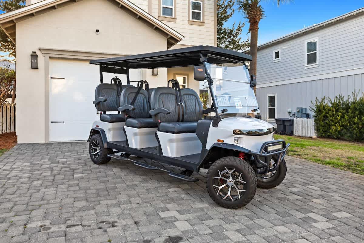 Exterior: Golf cart