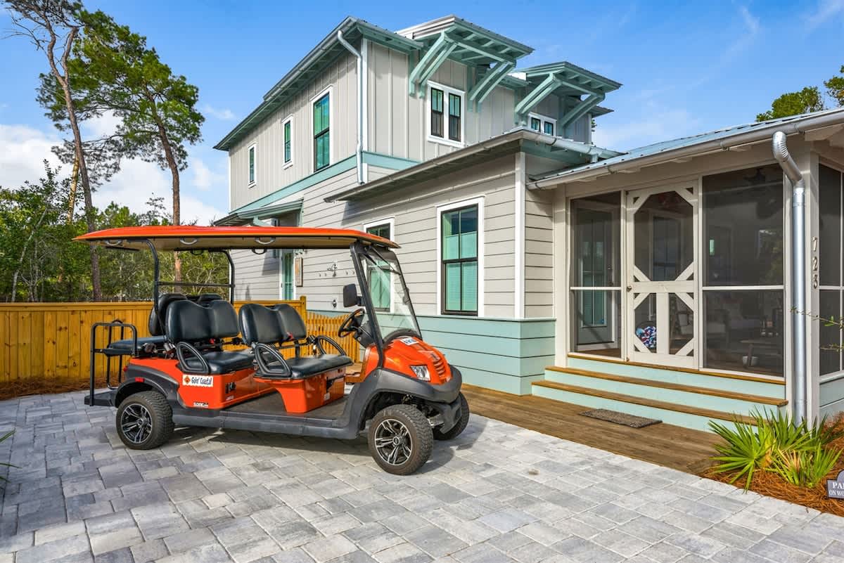 Goin' Coastal | Pet Friendly | 6-Seater Golf Cart — Seacrest, FL — vacation rental