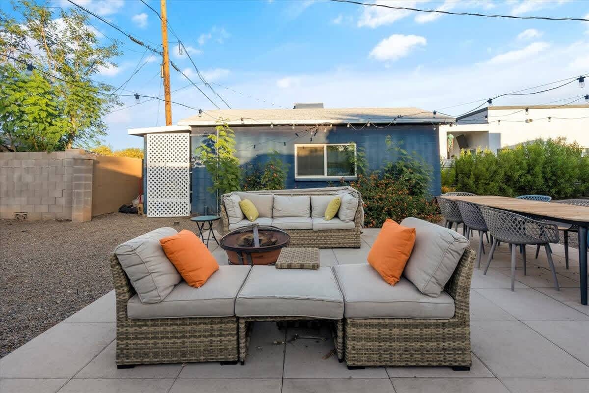 Boho 2BR with Fire Pit + Workspaces | Near Airport — Phoenix, AZ — vacation rental