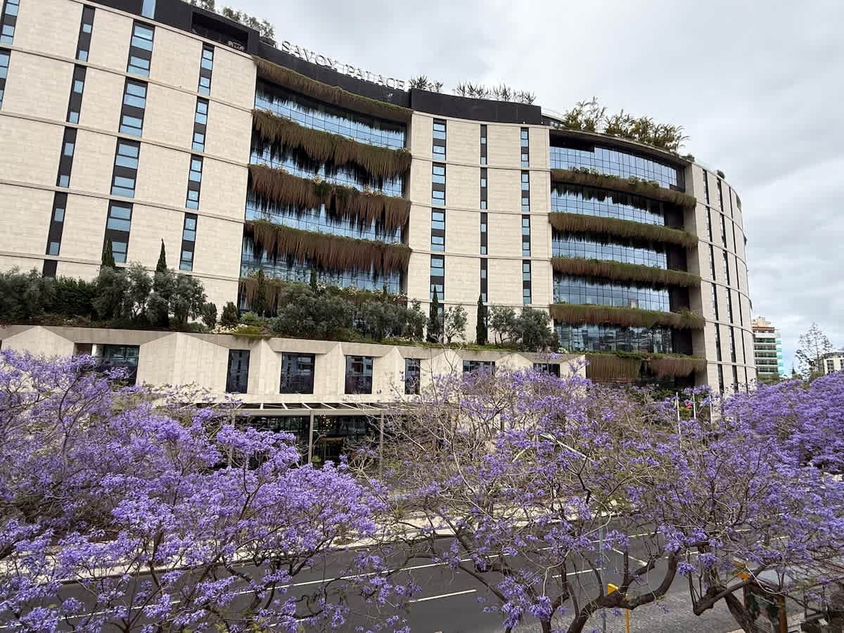 Balcony at Palace Vista overlooking Avenida do Infante