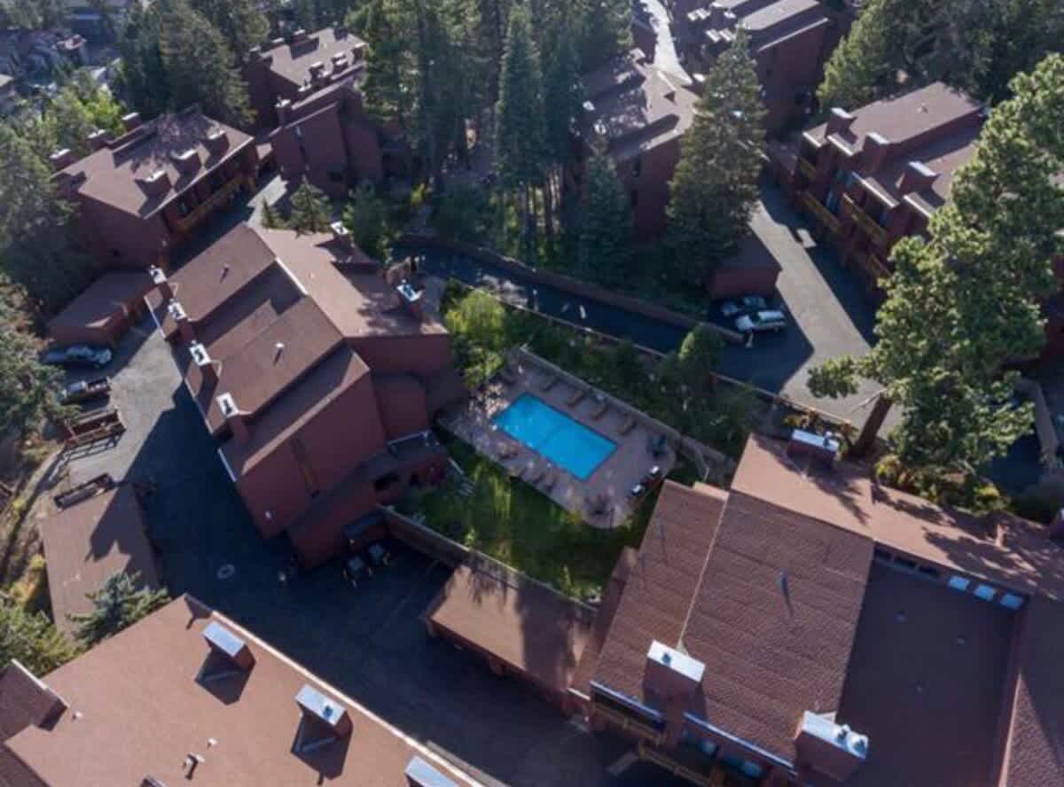 Drone Shot of Pool