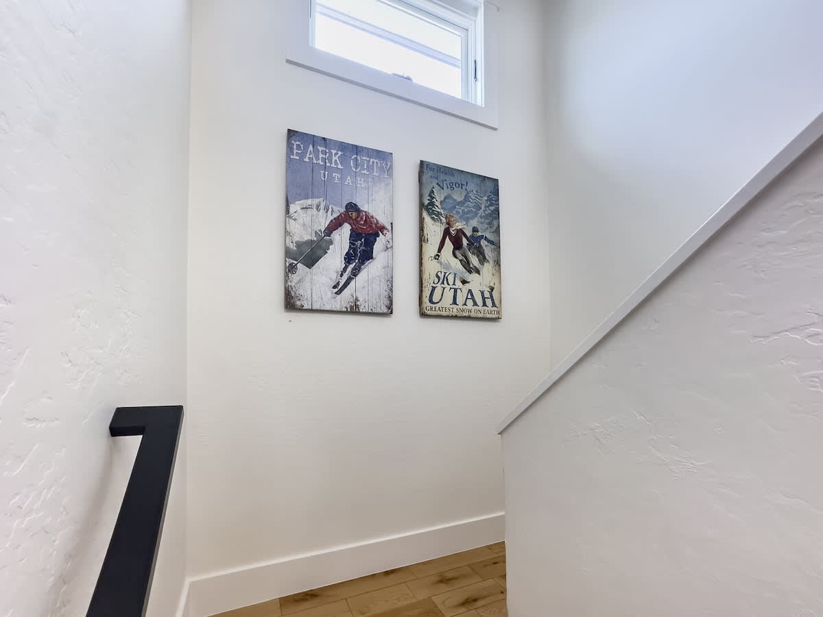 Stairwell to upstairs bedroom