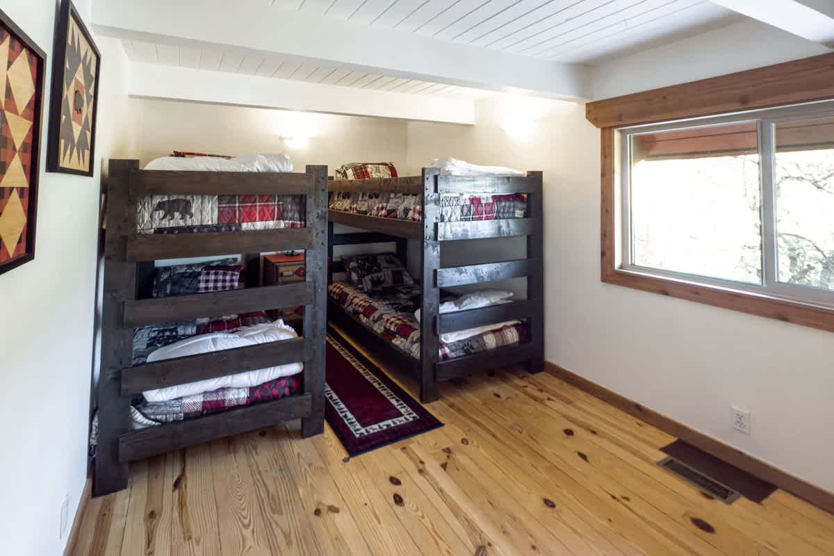 Bedroom Three Twin Bunk Beds